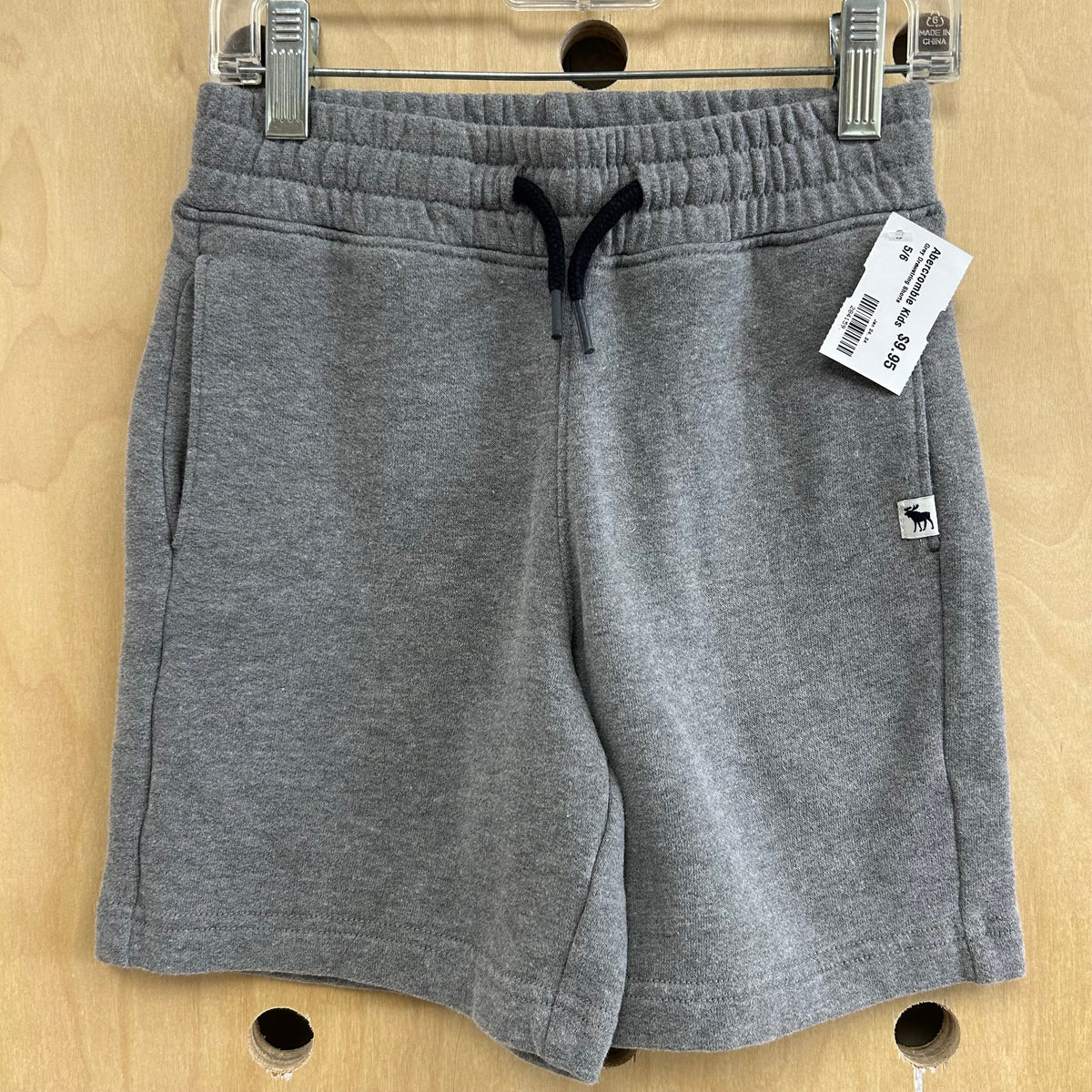 Grey Drawstring Shorts