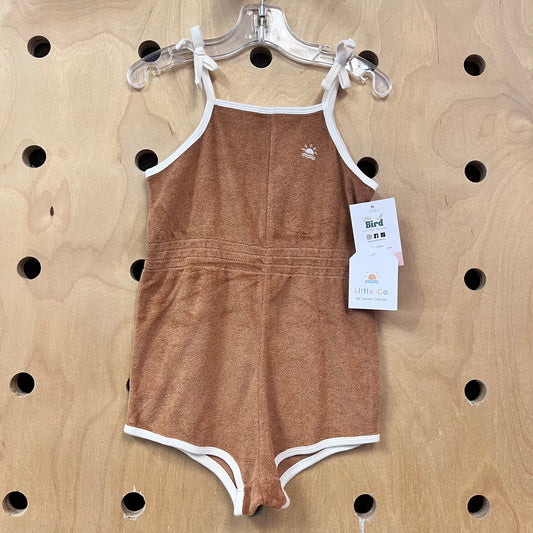 Organic Brown Terry Romper NEW!
