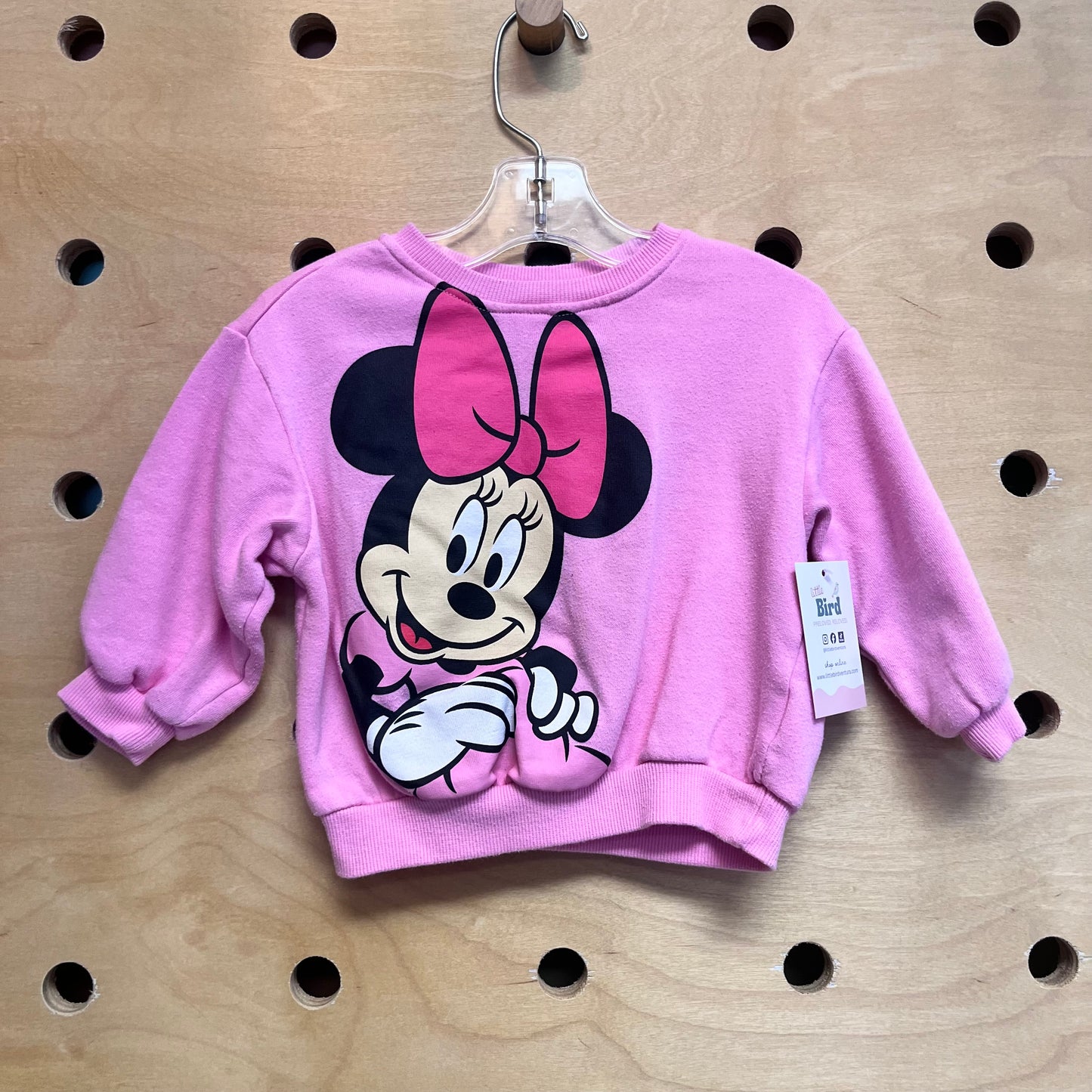 Pink Minnie Mouse Pullover