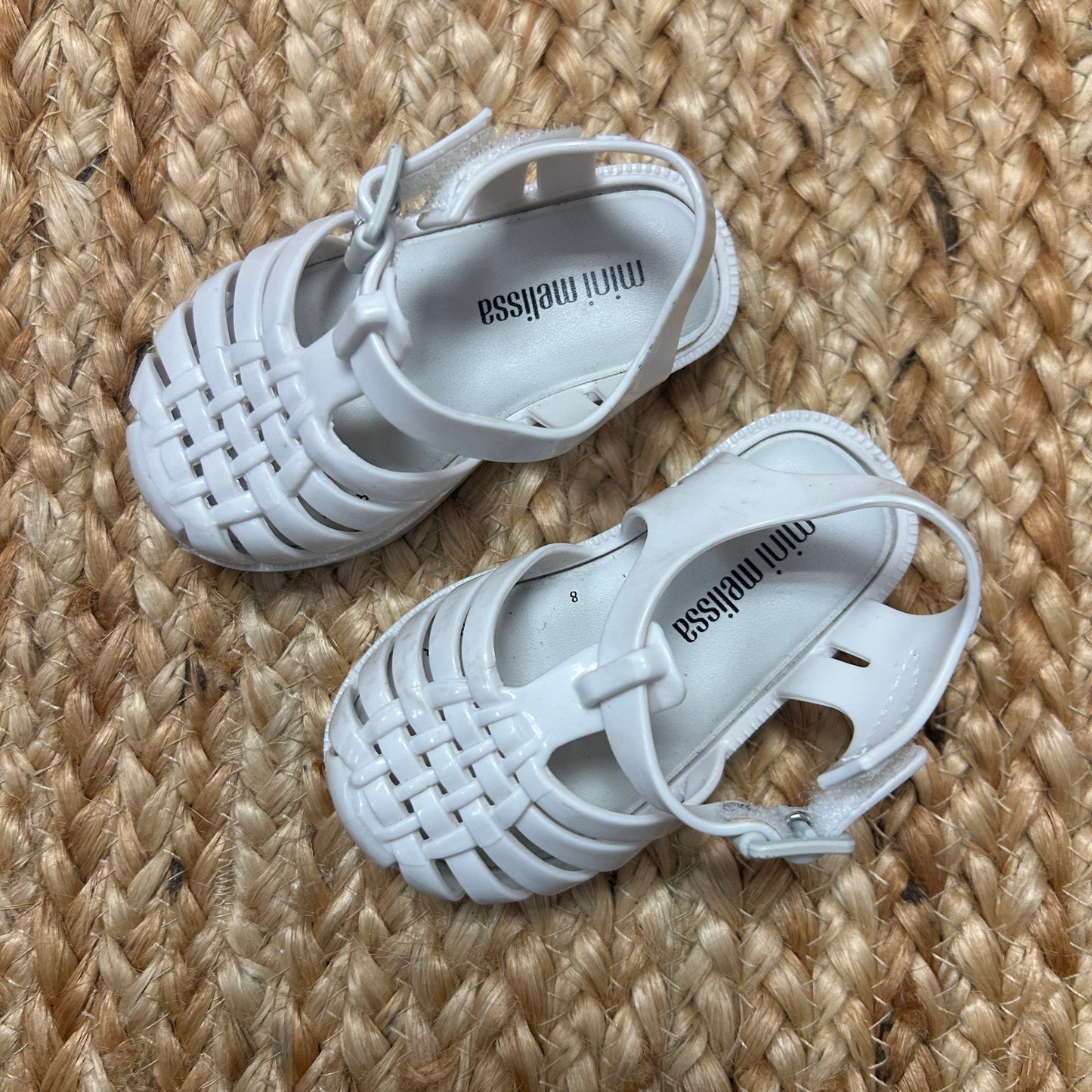 White Jelly Fisherman Sandals