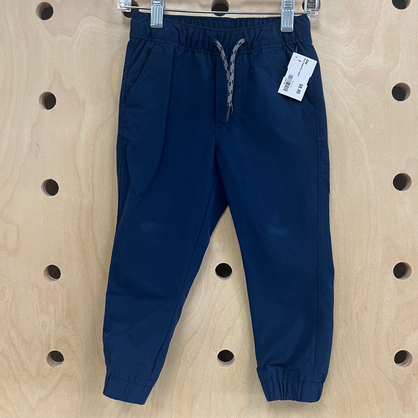 Blue Drawstring Joggers