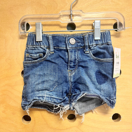 Denim Heart Shorts
