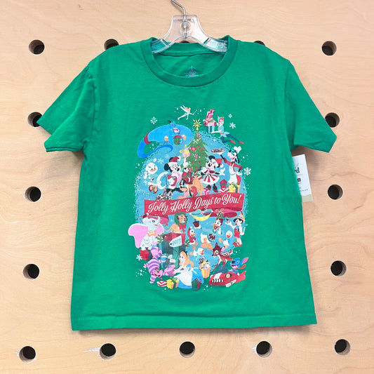 Green 'Jolly Holly Days' Tee