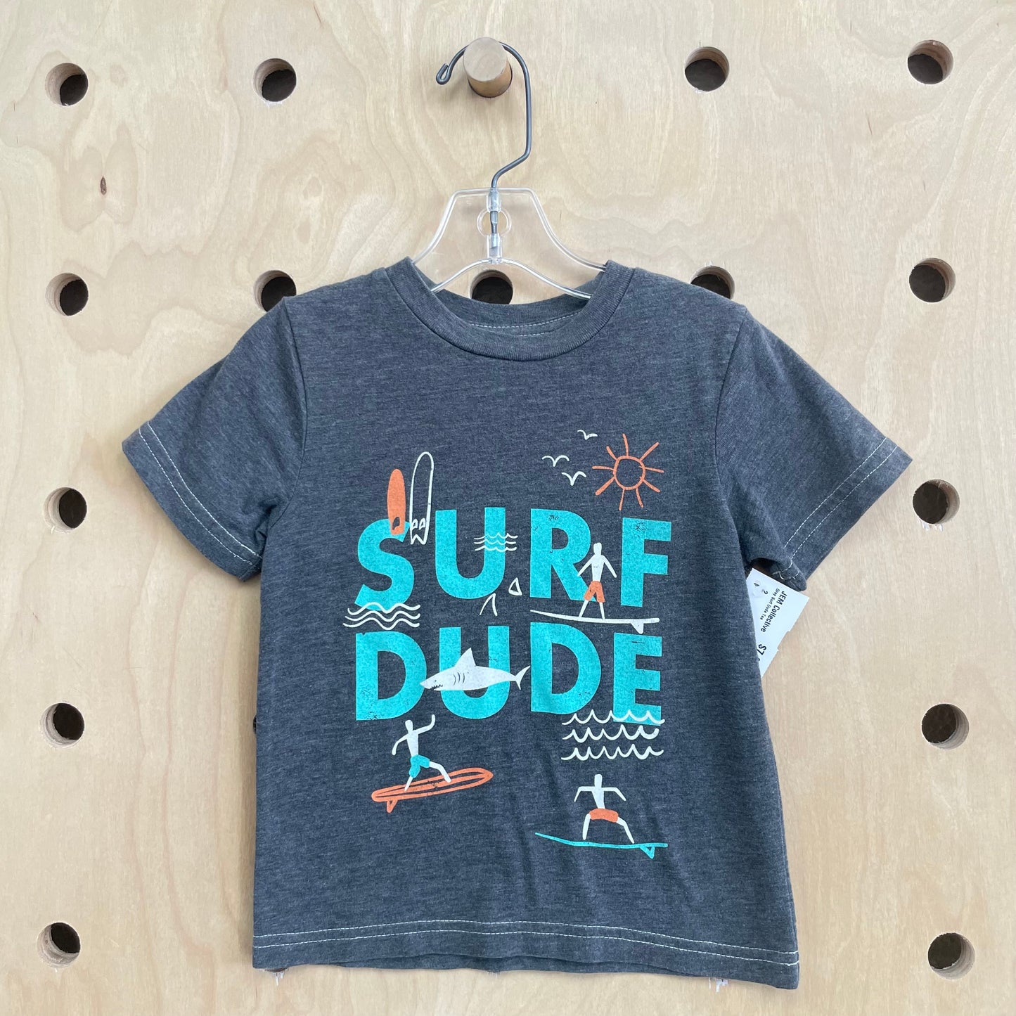 Grey Surf Dude Tee