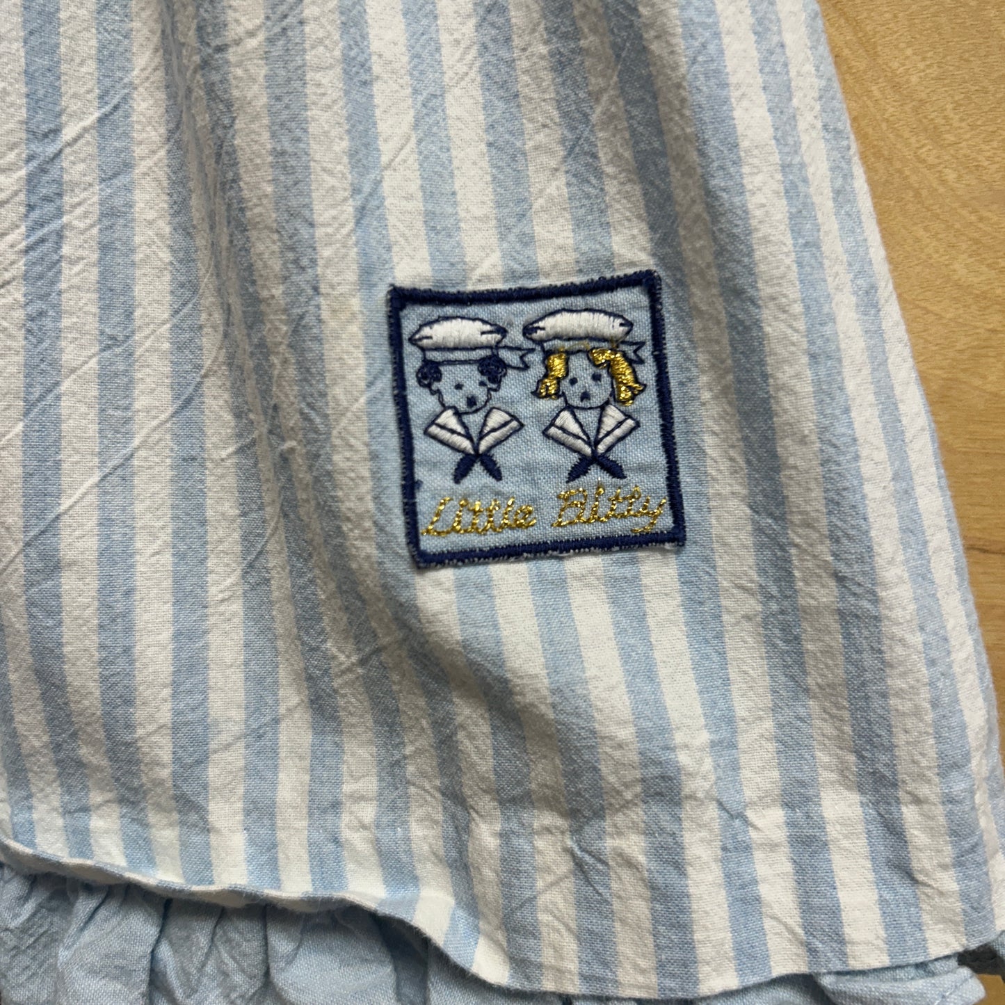 Little Bitty Blue Striped Sailor Dress