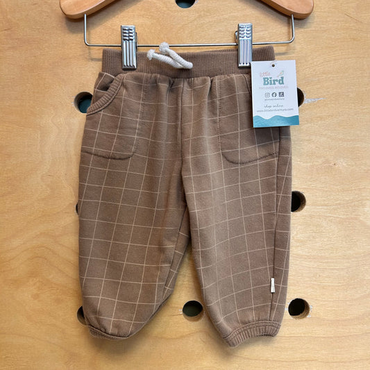 Brown/Tan Squares Soft Pants