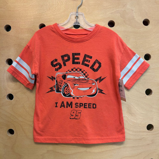 Orange 'I Am Speed' Tee