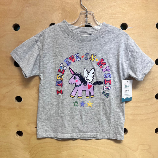 Grey 'I Believe In Myself' Tee