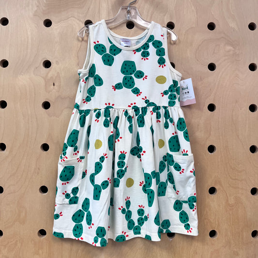 Cream Cactus Sun Dress