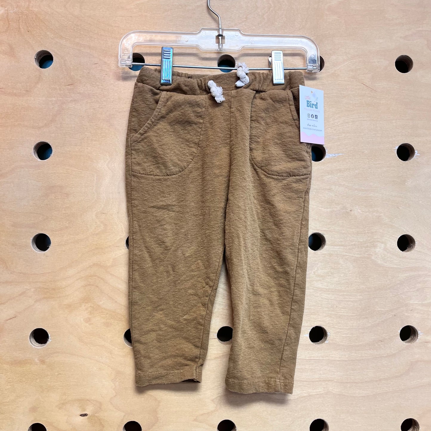 Brown Drawstring Pants