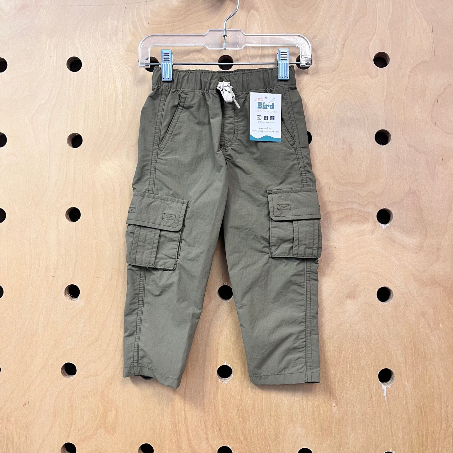 Olive Quick Dry Cargo Pants