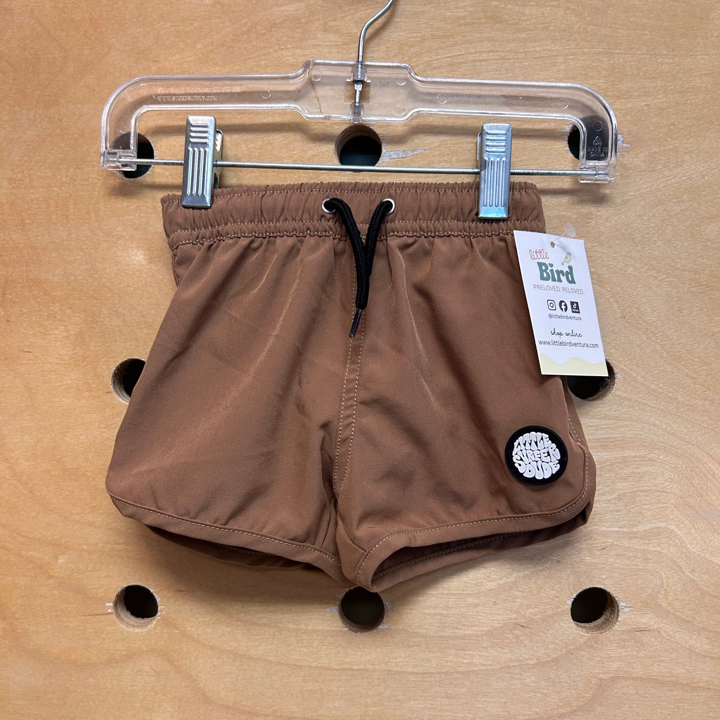 Brown Swim Trunks