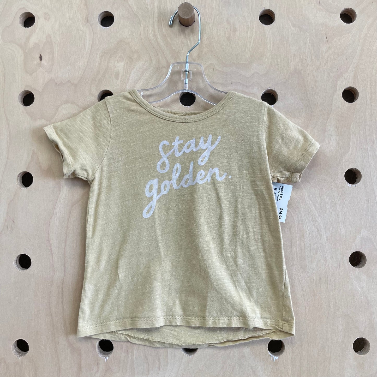 Yellow Stay Golden Tee