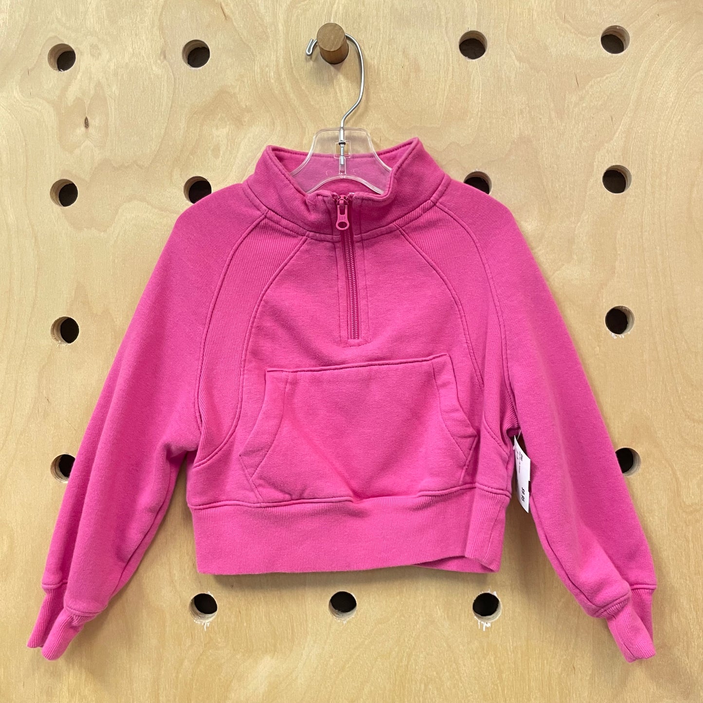 Pink 1/4-Zip Pullover