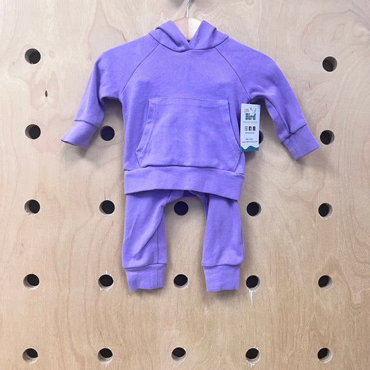 Lavender Hoodie & Soft Pants Outfit