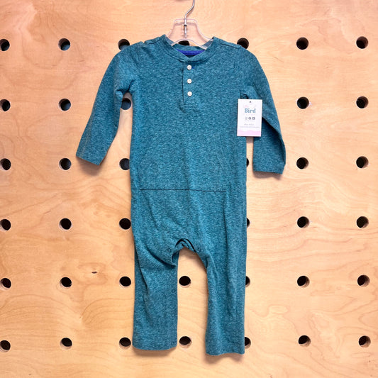 Green Pocket Romper