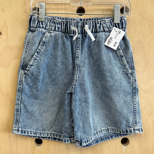 Denim Drawstring Shorts