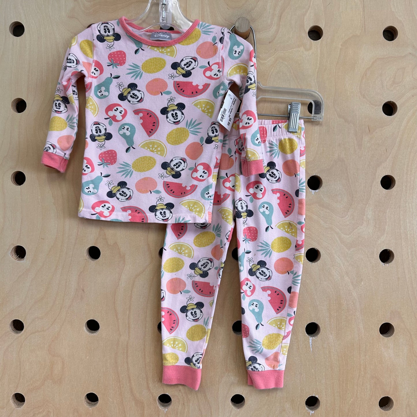 Pink Minnie Fruits Pajamas
