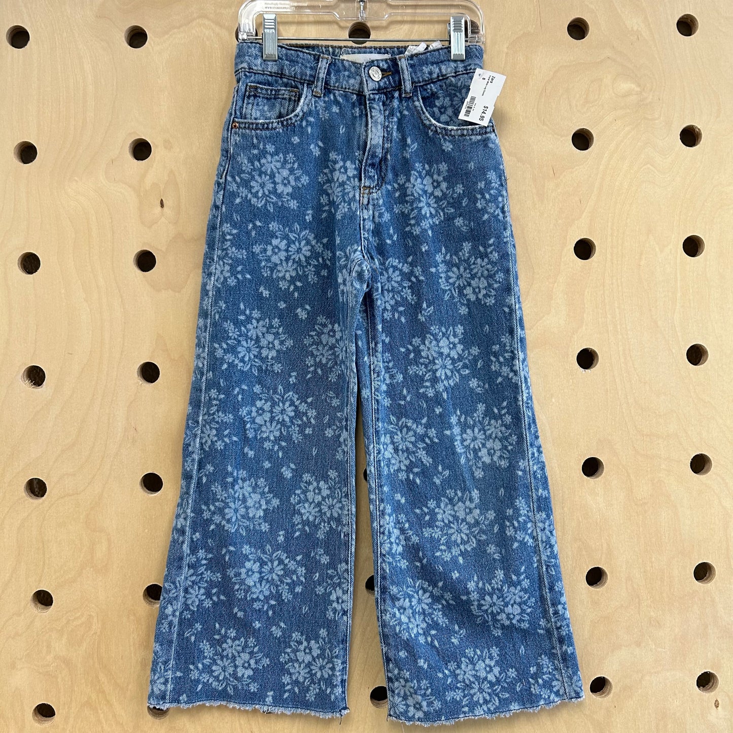 Floral Wide Leg Denim