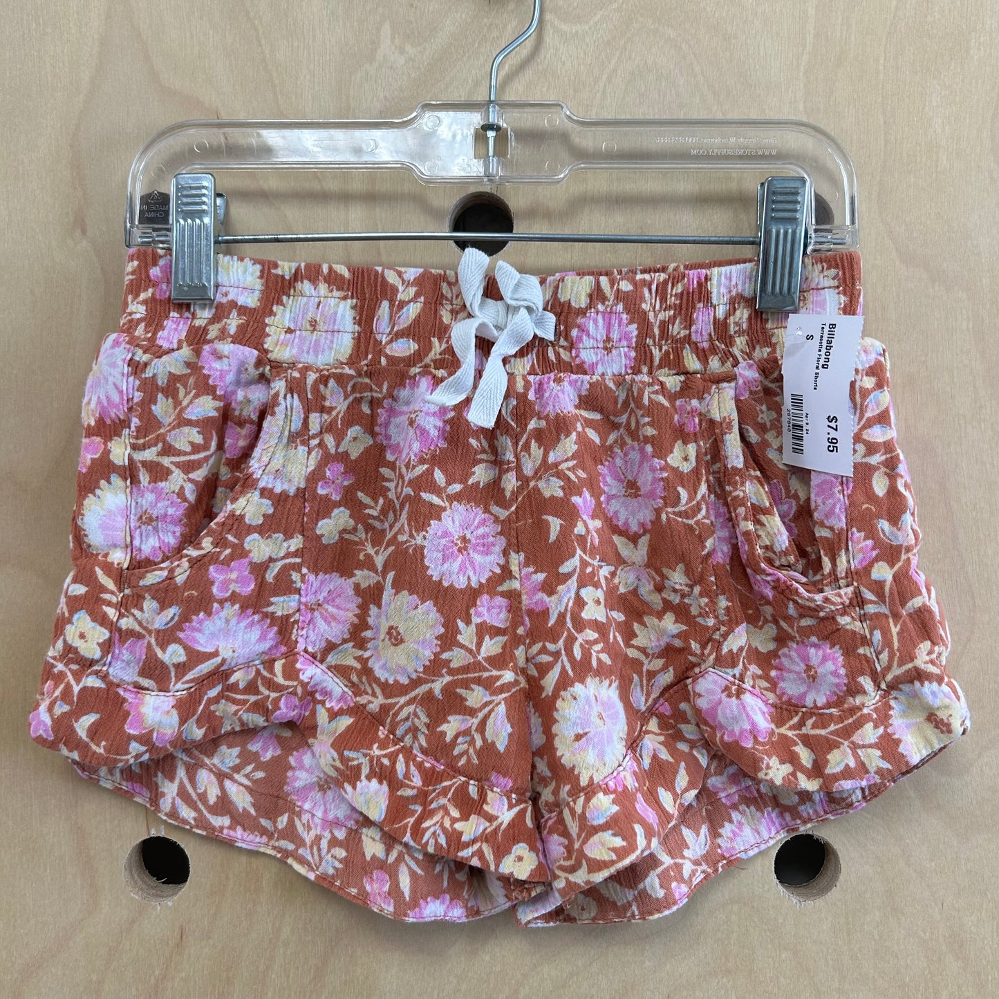 Terracotta Floral Shorts