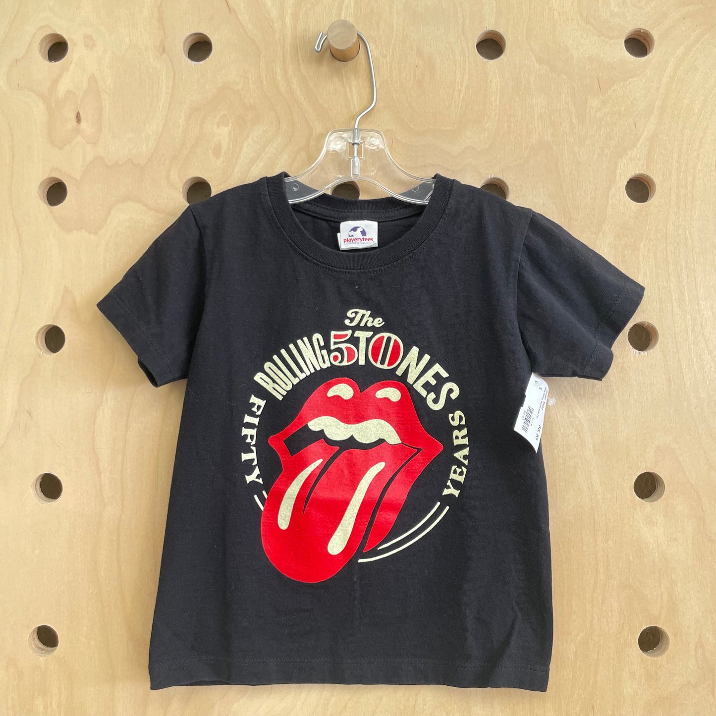 Black Rolling Stones Band Tee