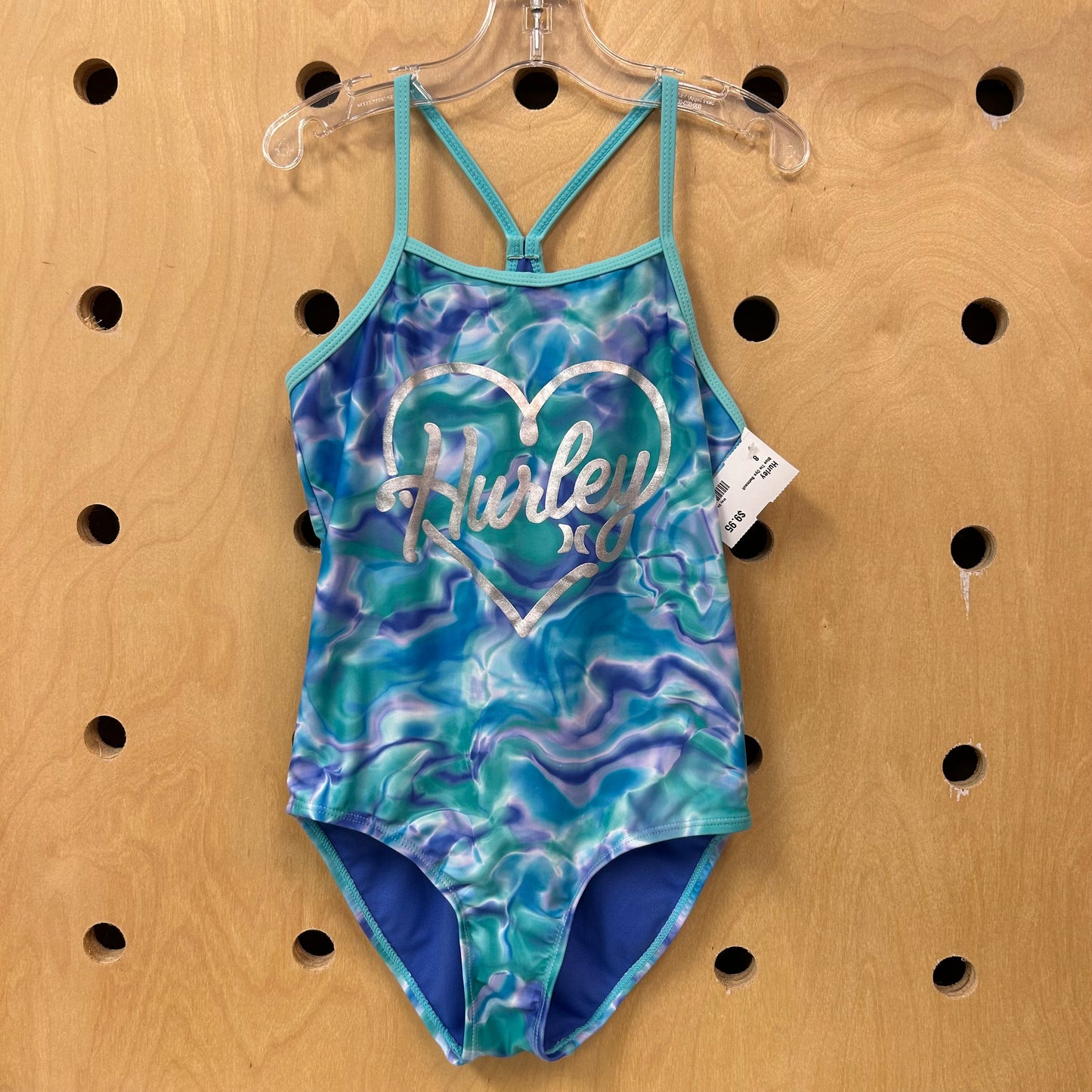 Blue Tie Dye Swimsuit