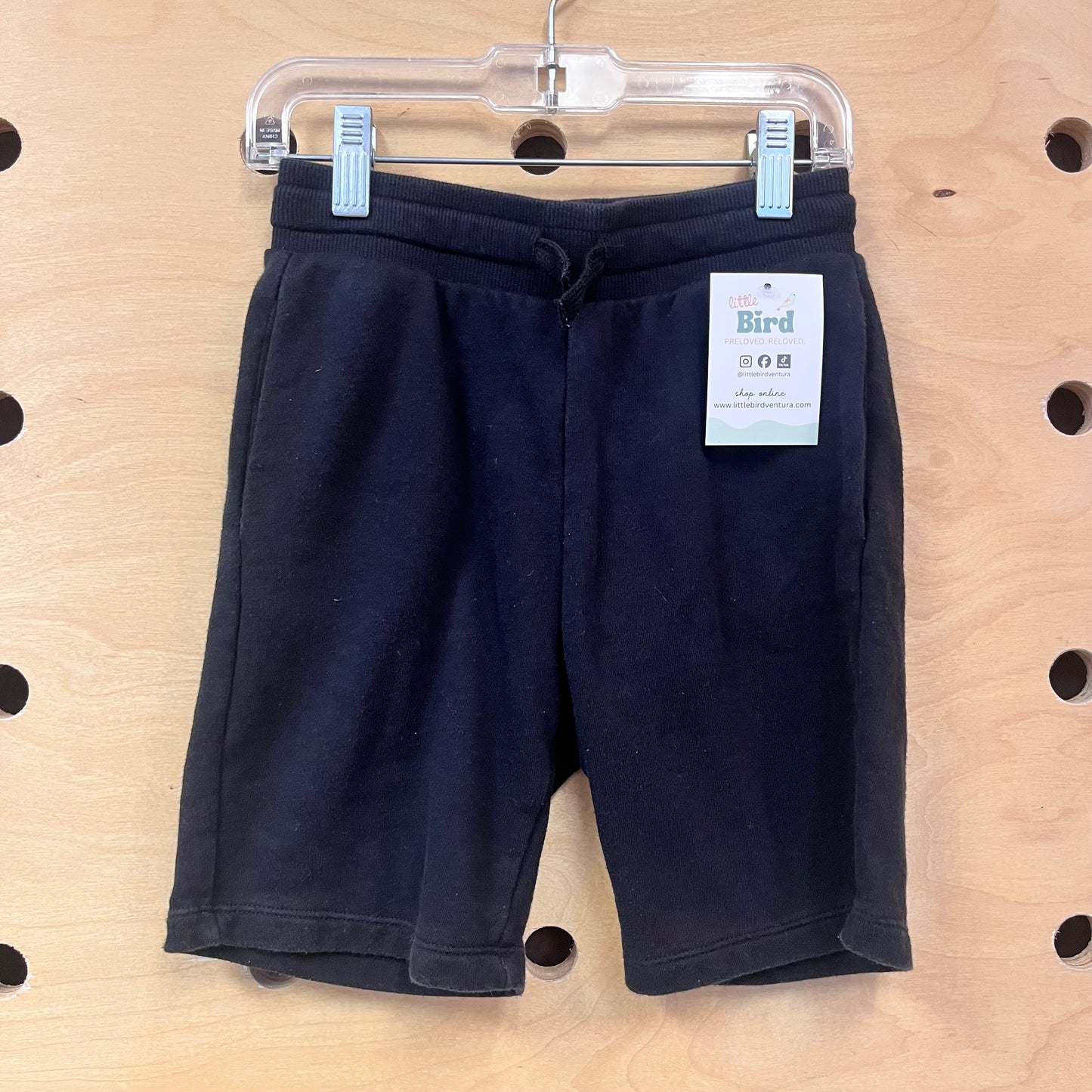 Black Drawstring Shorts