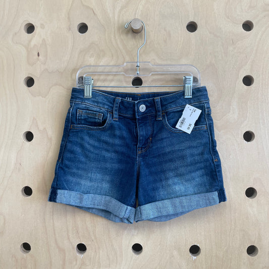 Denim Midi Shorts