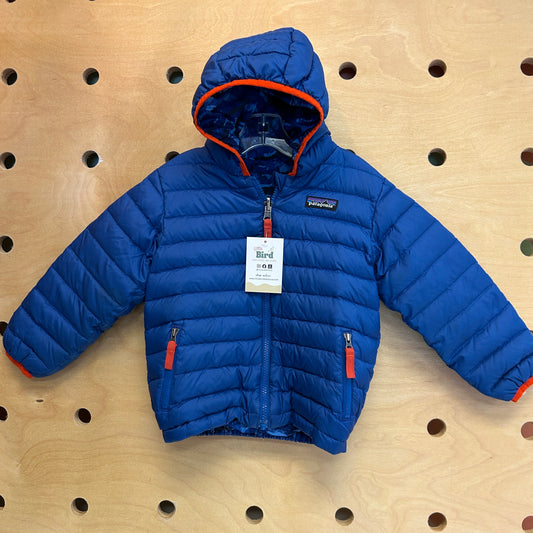 Baby Down Reversible Sweater Blue/Red
