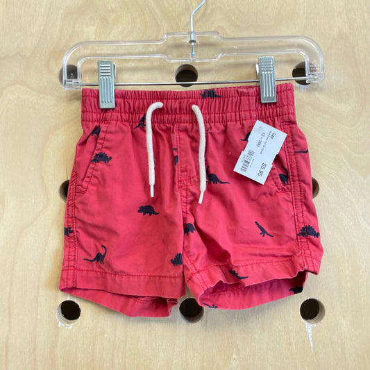 Red Dinos Pull On Shorts