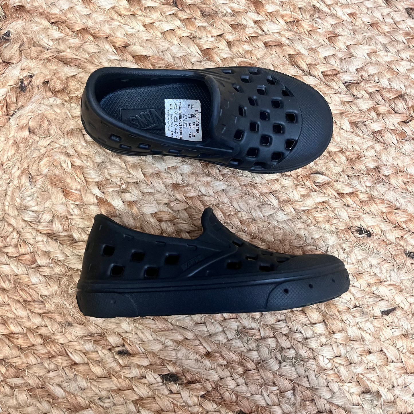 Black Perforated Shoes