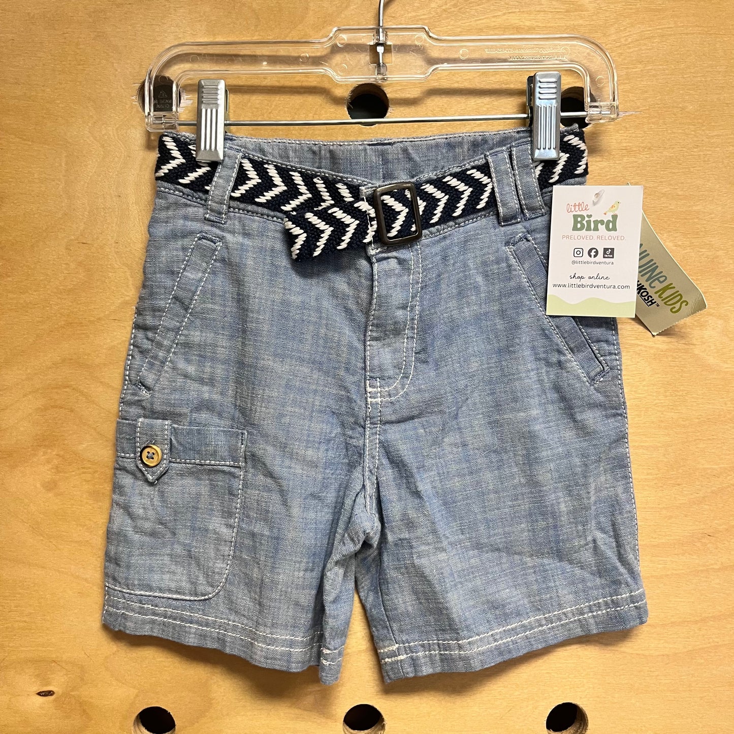Belted Chambray Shorts NEW!