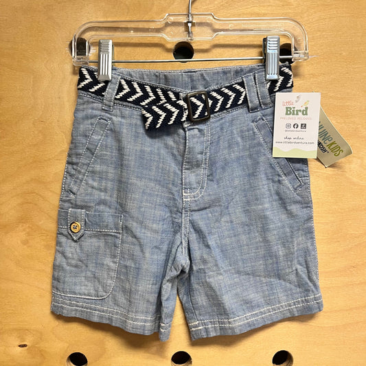 Belted Chambray Shorts NEW!