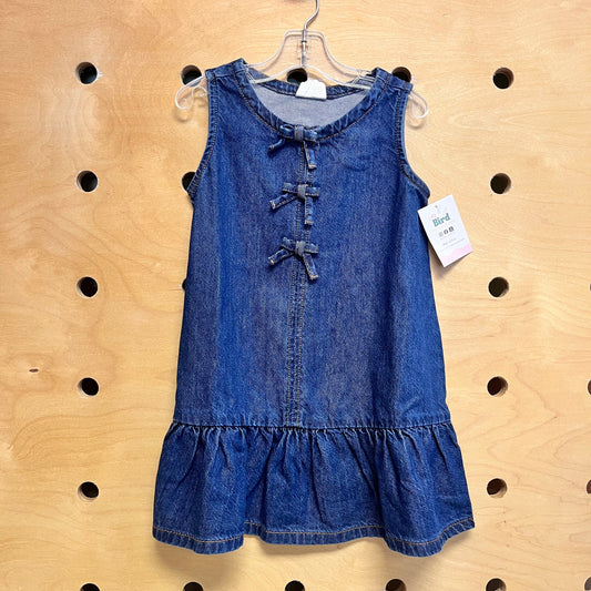 Denim Bow Dress NEW!!