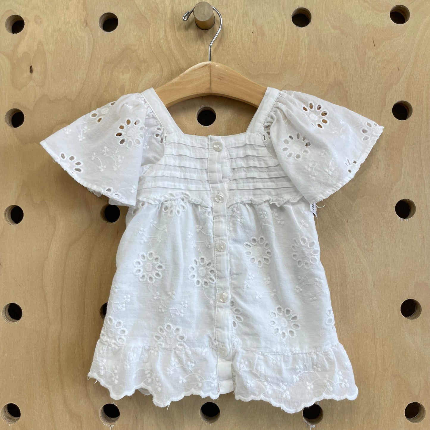 White Eyelet Dress