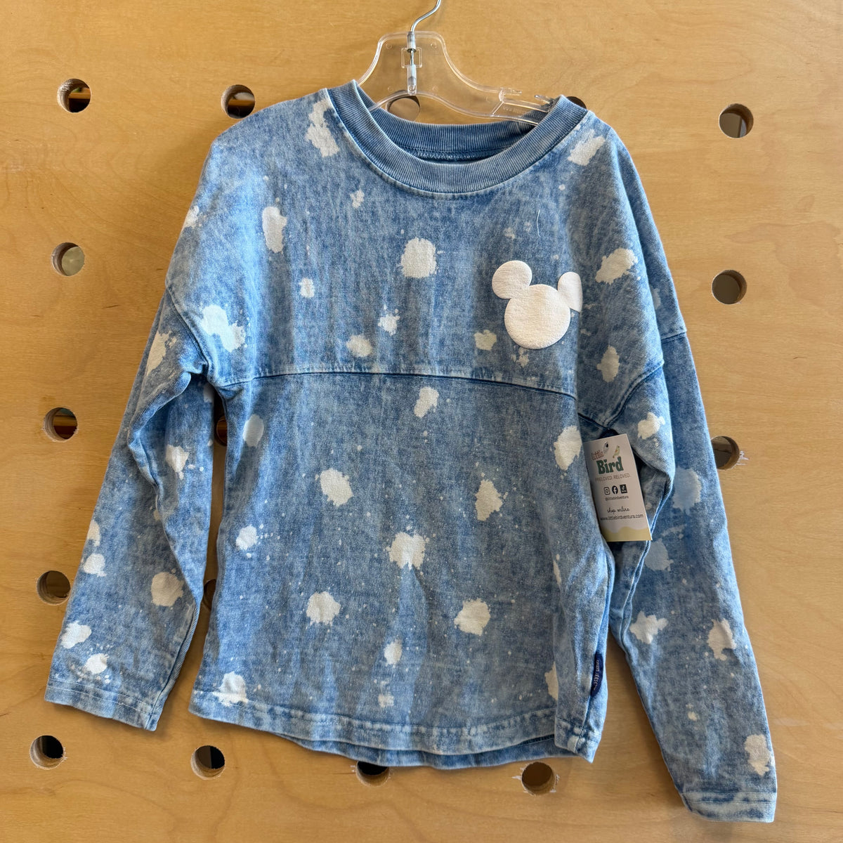Blue/White Splatter Disneyland LS