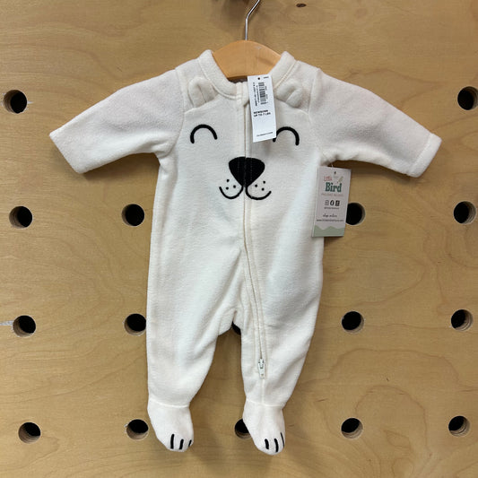 Cream Polar Bear Footies NEW!
