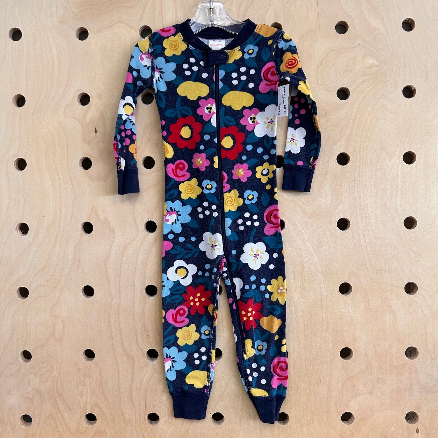 Navy Floral Zippies