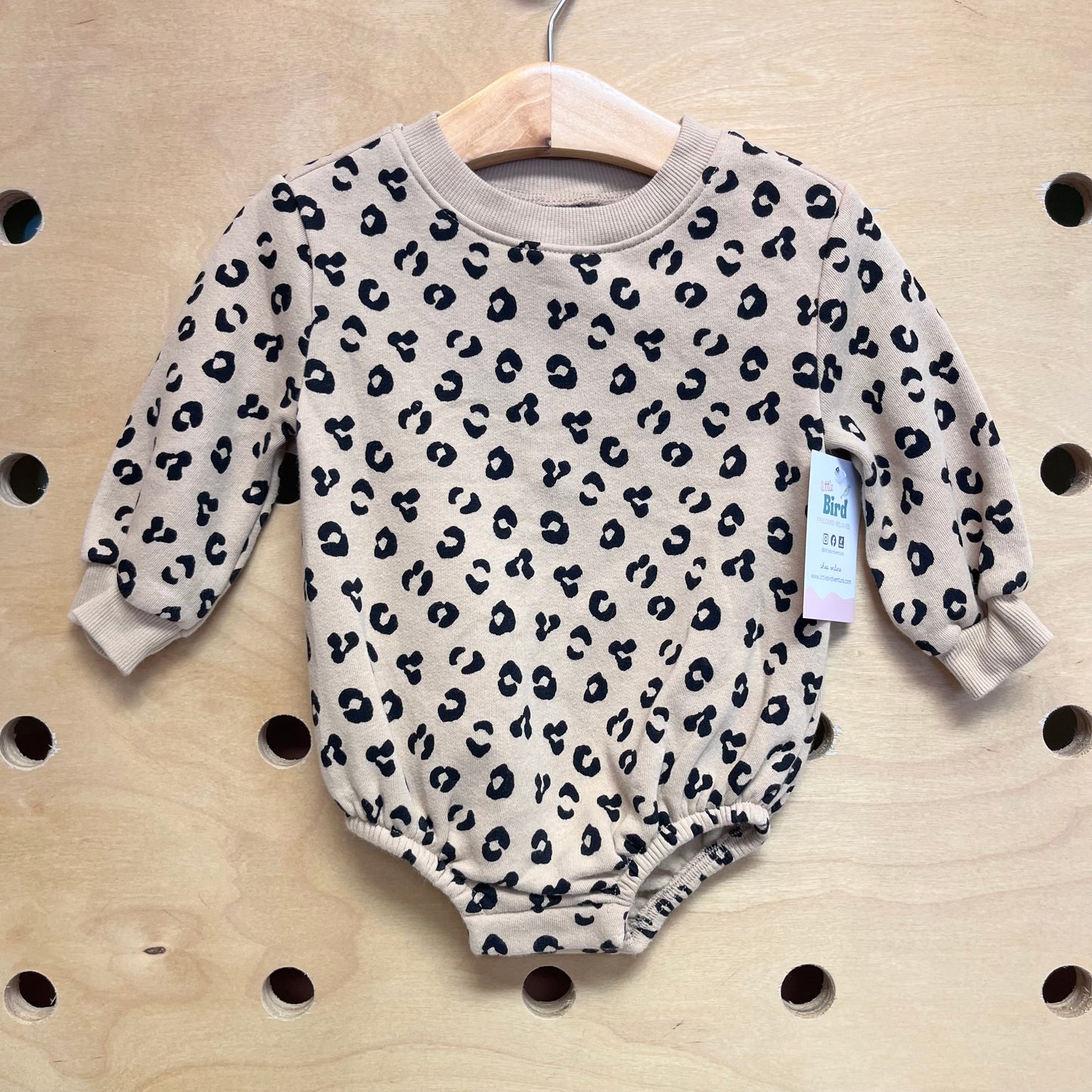 Cheetah Print Bubble Romper