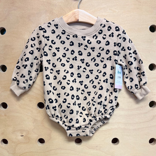 Cheetah Print Bubble Romper