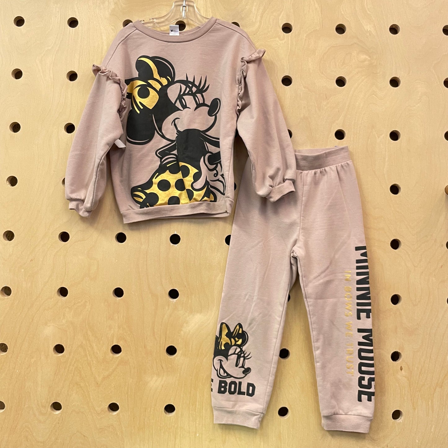 Mauve Minnie Bowtastic Fleece Outfit