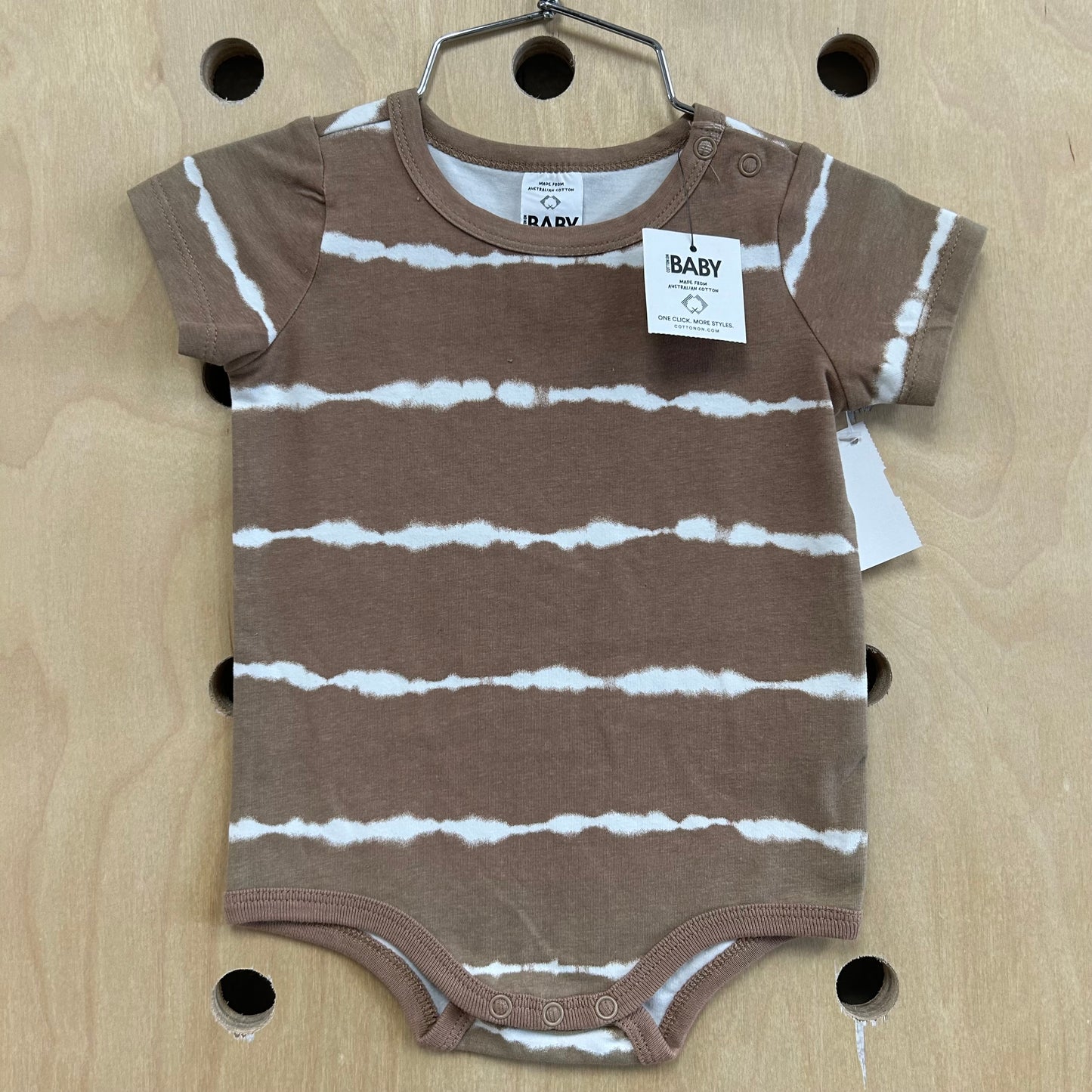 Tan+White Tie Dye Bodysuit NEW!