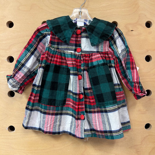 Kissy & Chrath Holiday Plaid Dress