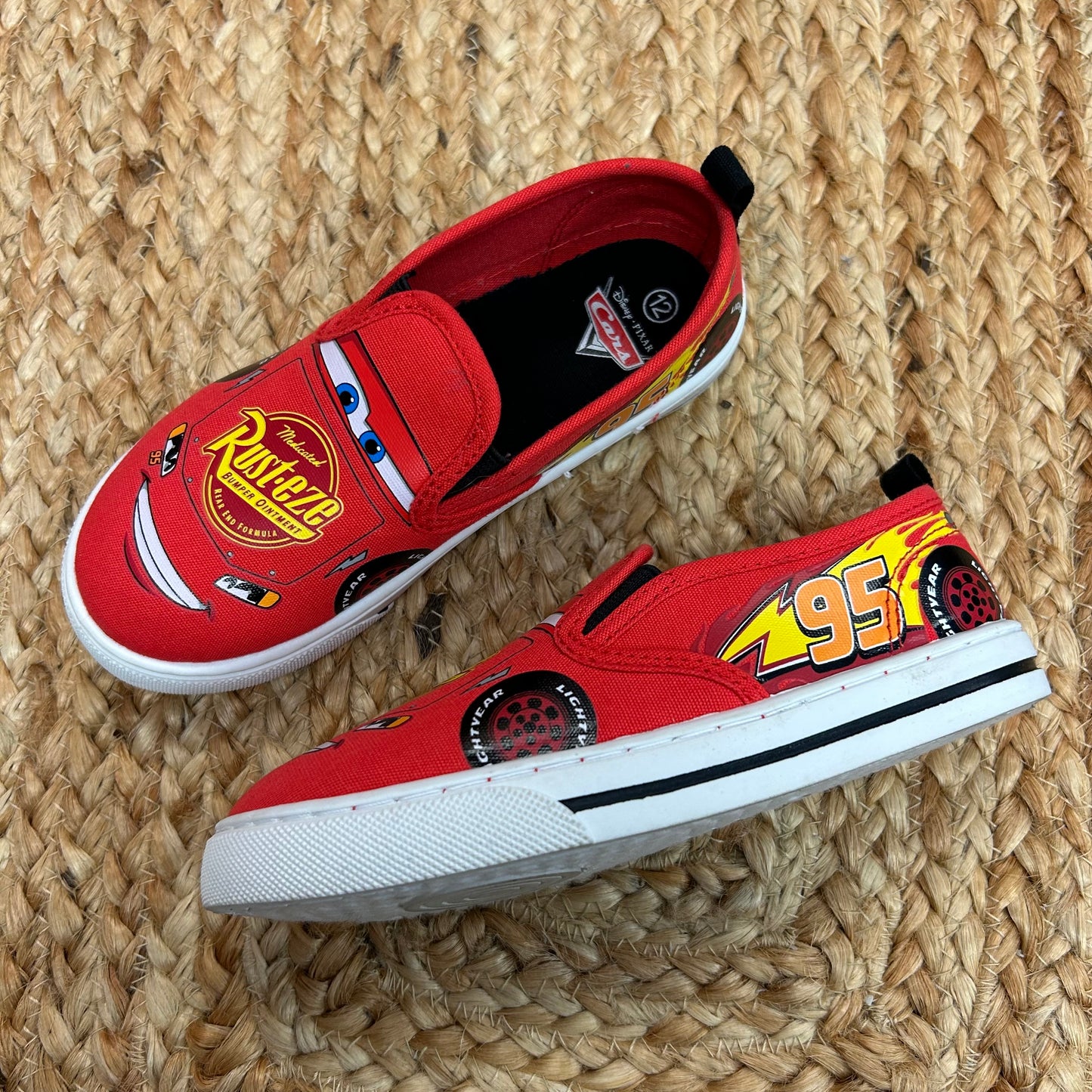 Lightning McQueen Canvas Slip-Ons