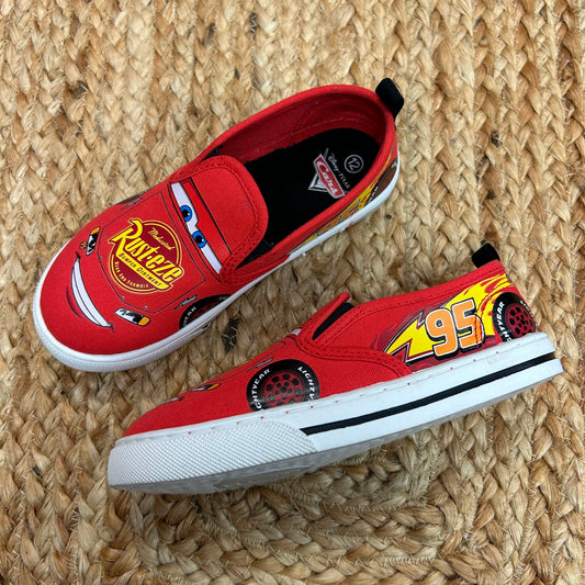 Lightning McQueen Canvas Slip-Ons