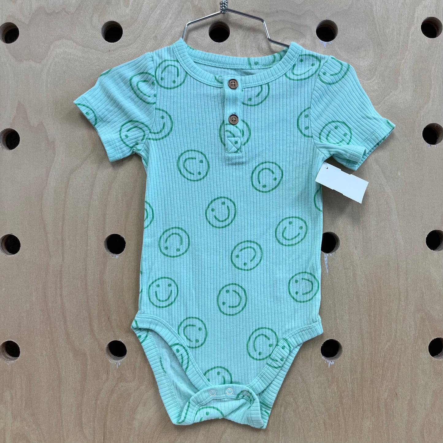 Mint Happy Face Bodysuit