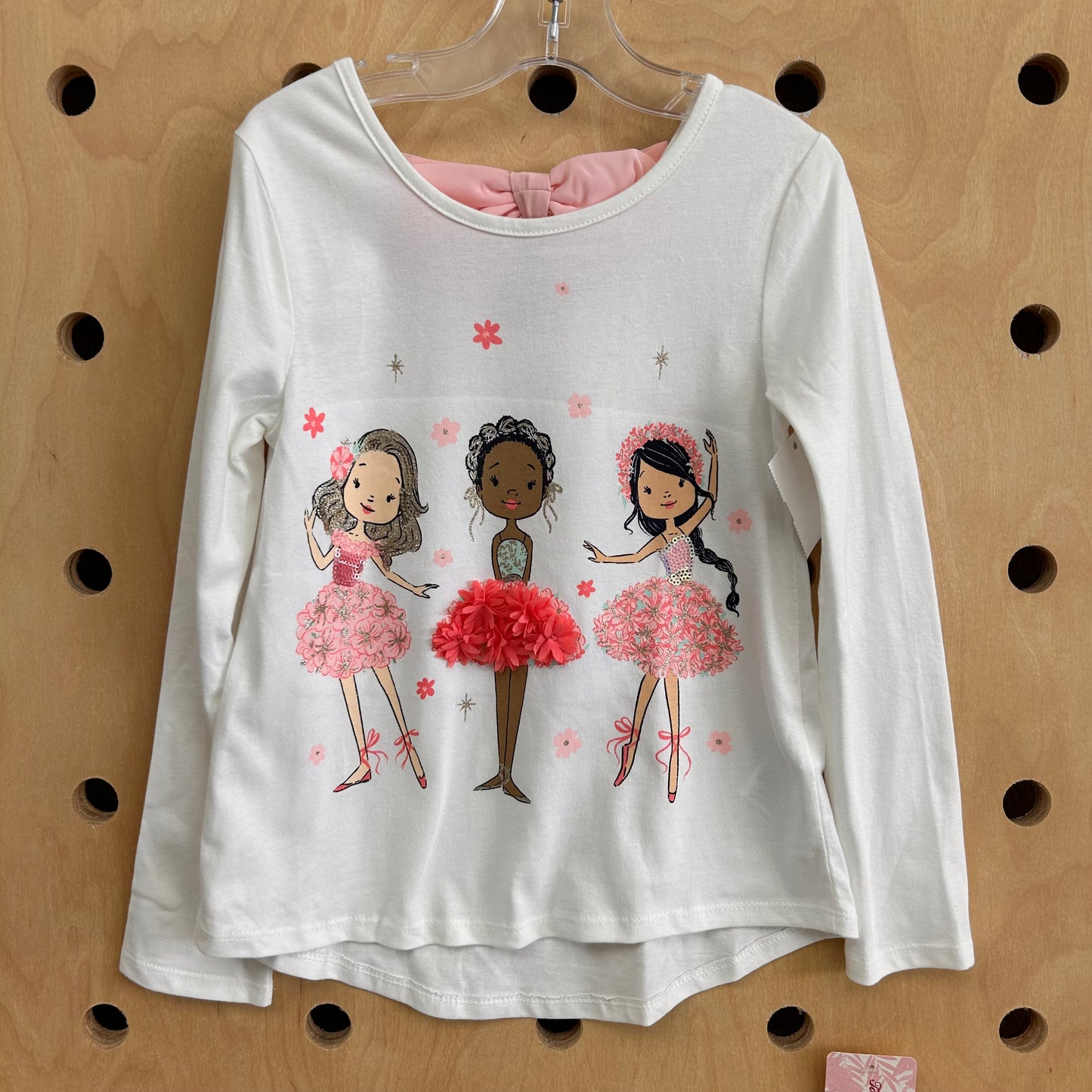 White Ballerinas Top NEW!