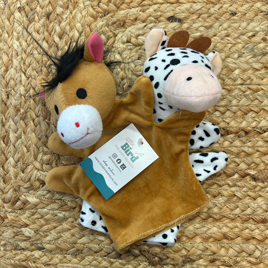 Horse & Cow Hand Puppets