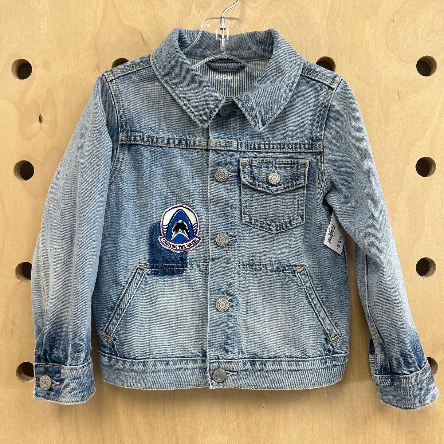 Shark Patch Denim Jacket