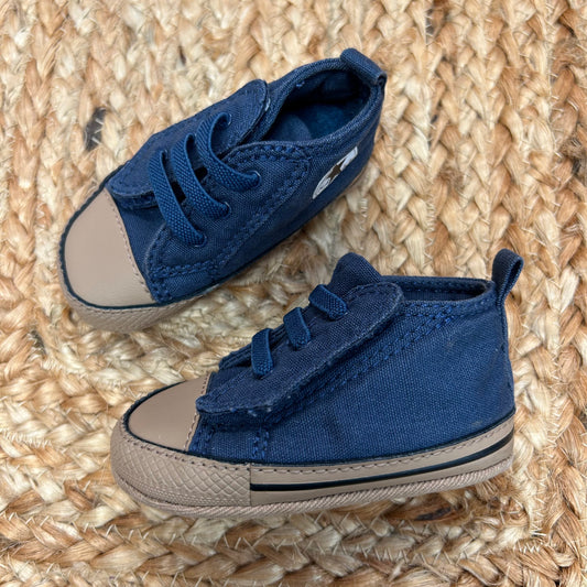 Navy & Brown Soft Sole Shoes